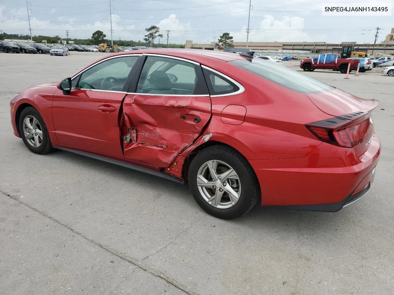 5NPEG4JA6NH143495 2022 Hyundai Sonata Se