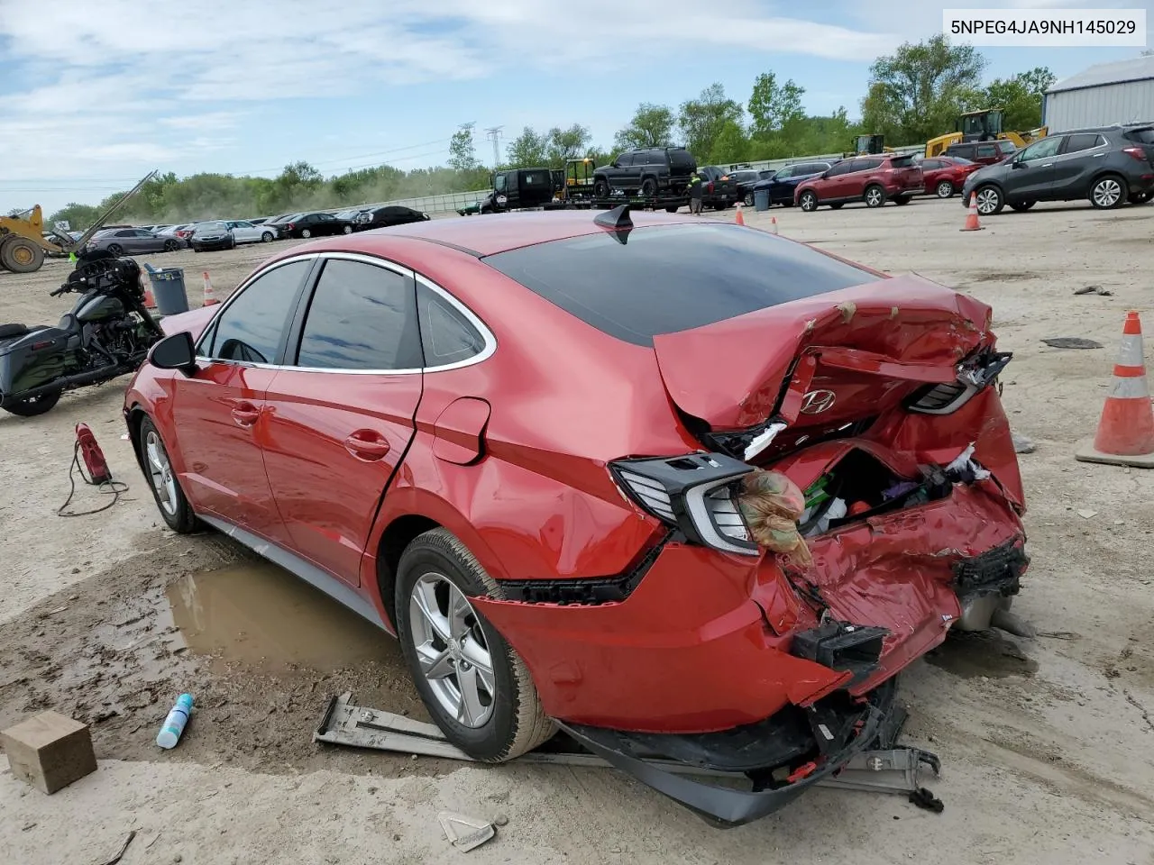 2022 Hyundai Sonata Se VIN: 5NPEG4JA9NH145029 Lot: 53840594