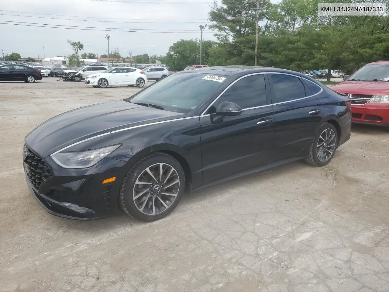 2022 Hyundai Sonata Limited VIN: KMHL34J24NA187333 Lot: 54446734