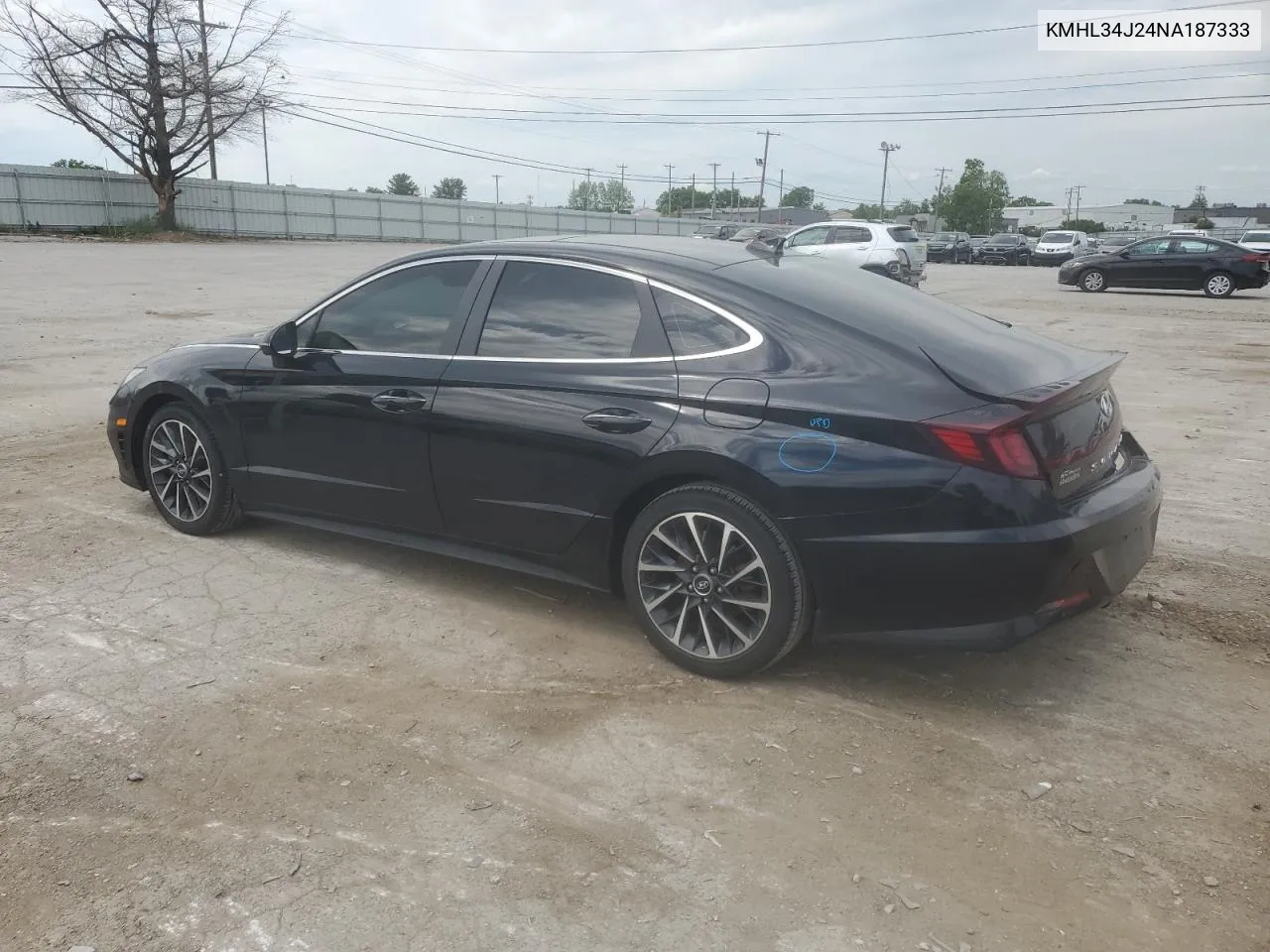 2022 Hyundai Sonata Limited VIN: KMHL34J24NA187333 Lot: 54446734