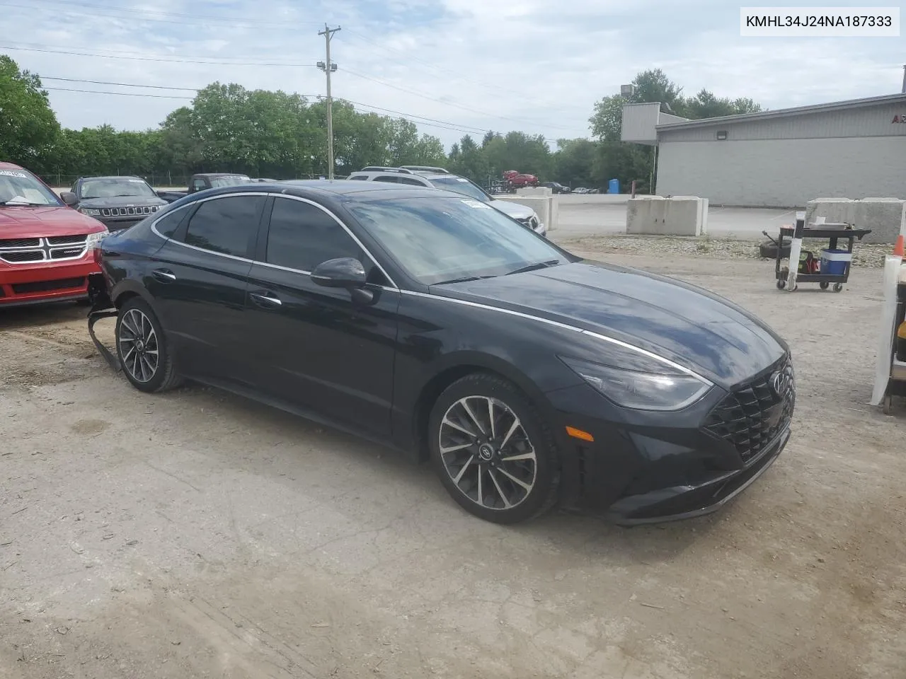 2022 Hyundai Sonata Limited VIN: KMHL34J24NA187333 Lot: 54446734