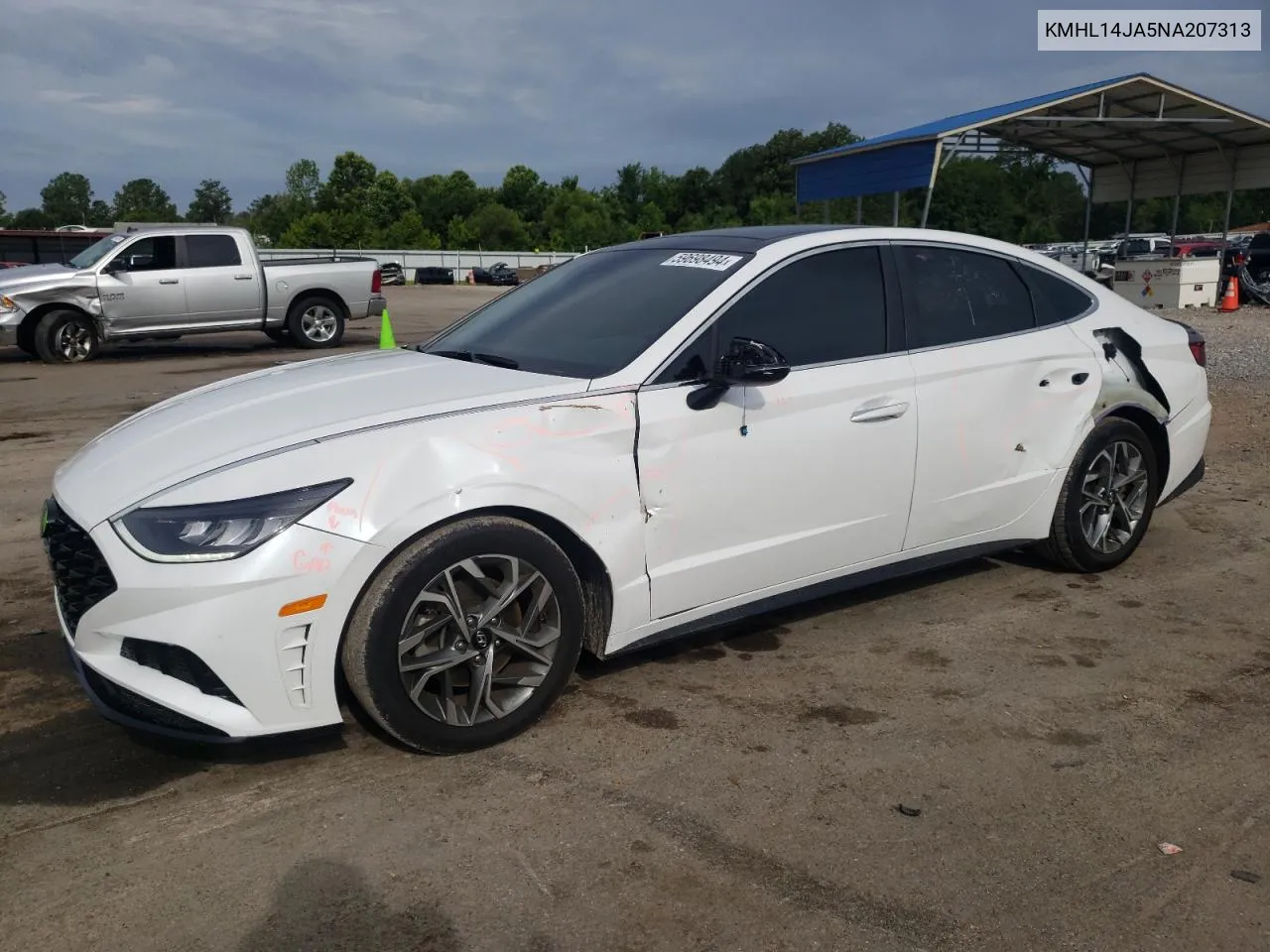 2022 Hyundai Sonata Sel VIN: KMHL14JA5NA207313 Lot: 59698494