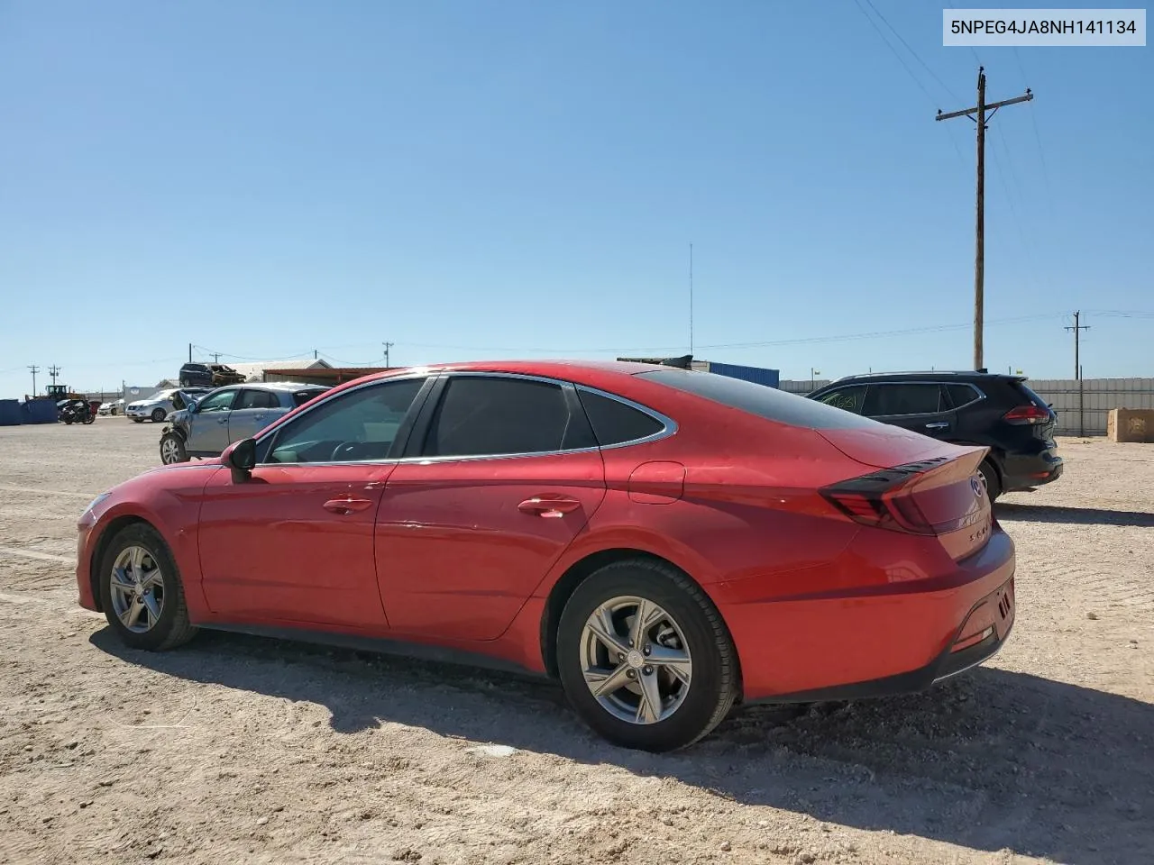 2022 Hyundai Sonata Se VIN: 5NPEG4JA8NH141134 Lot: 60161614