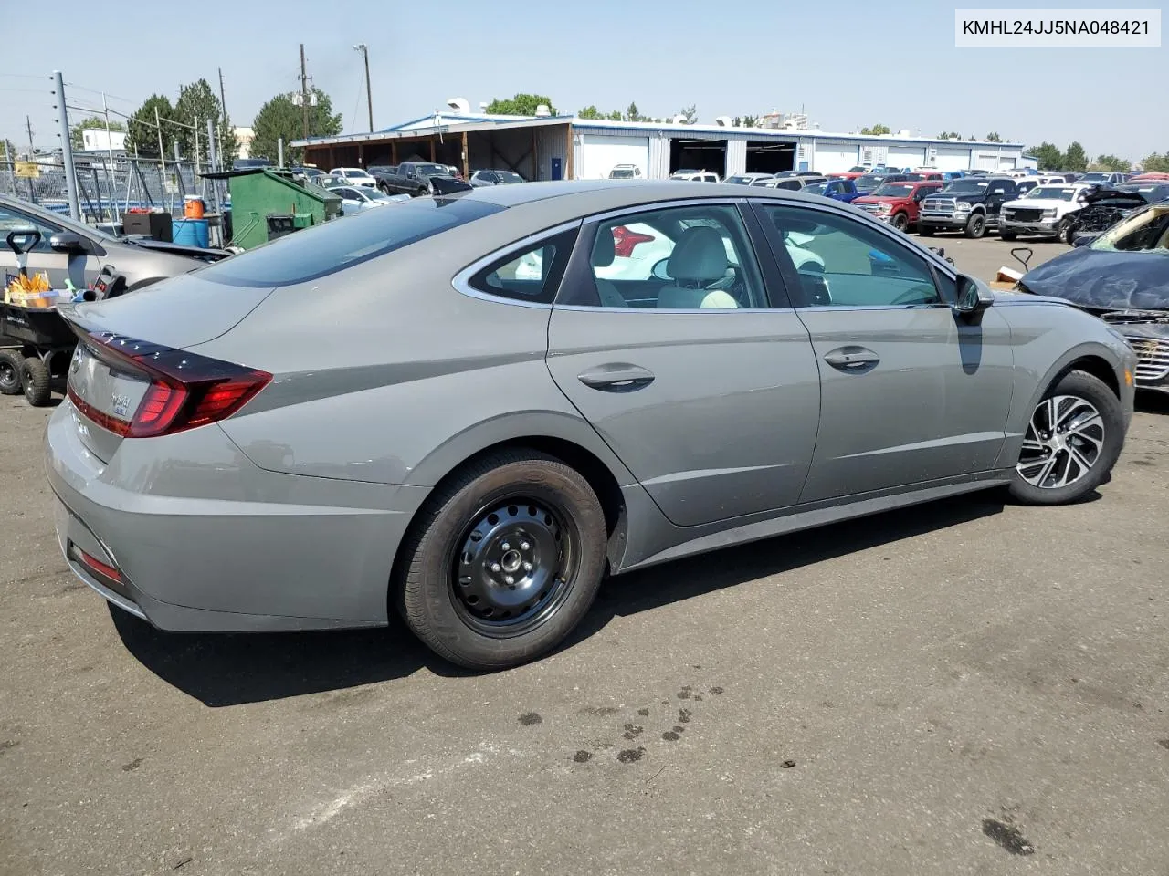 2022 Hyundai Sonata Hybrid VIN: KMHL24JJ5NA048421 Lot: 64789774