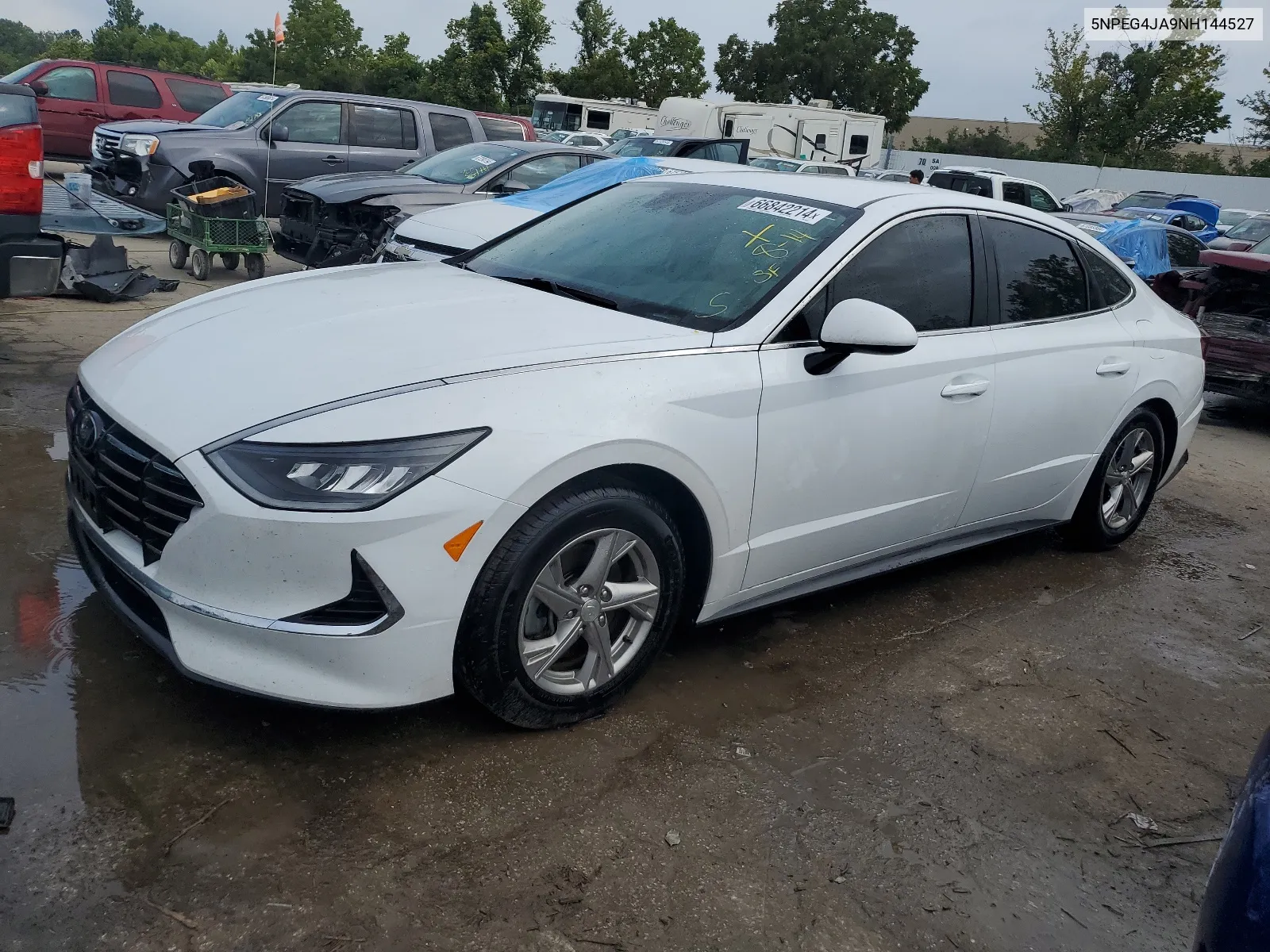 2022 Hyundai Sonata Se VIN: 5NPEG4JA9NH144527 Lot: 66842214