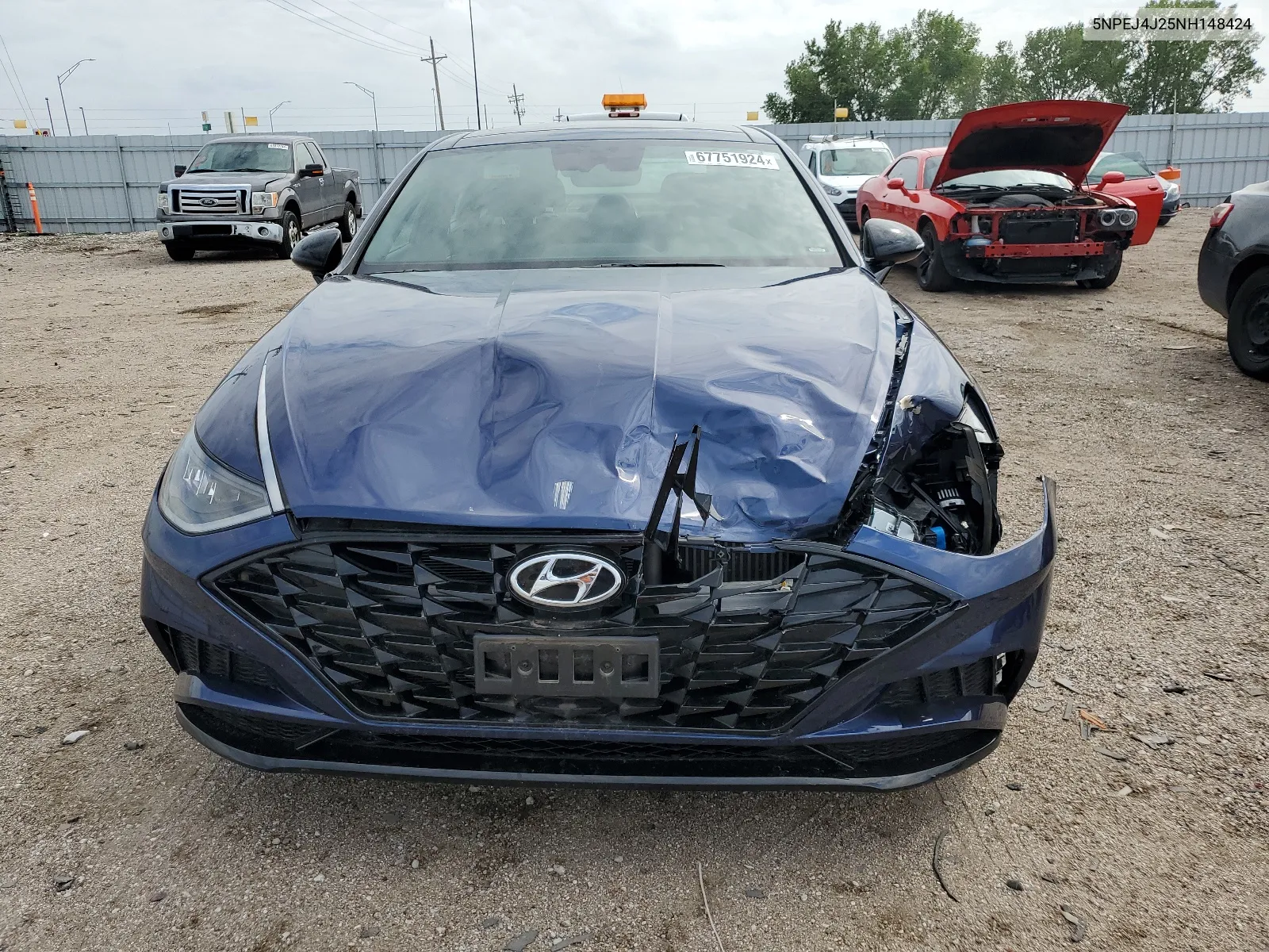 2022 Hyundai Sonata Sel Plus VIN: 5NPEJ4J25NH148424 Lot: 67751924