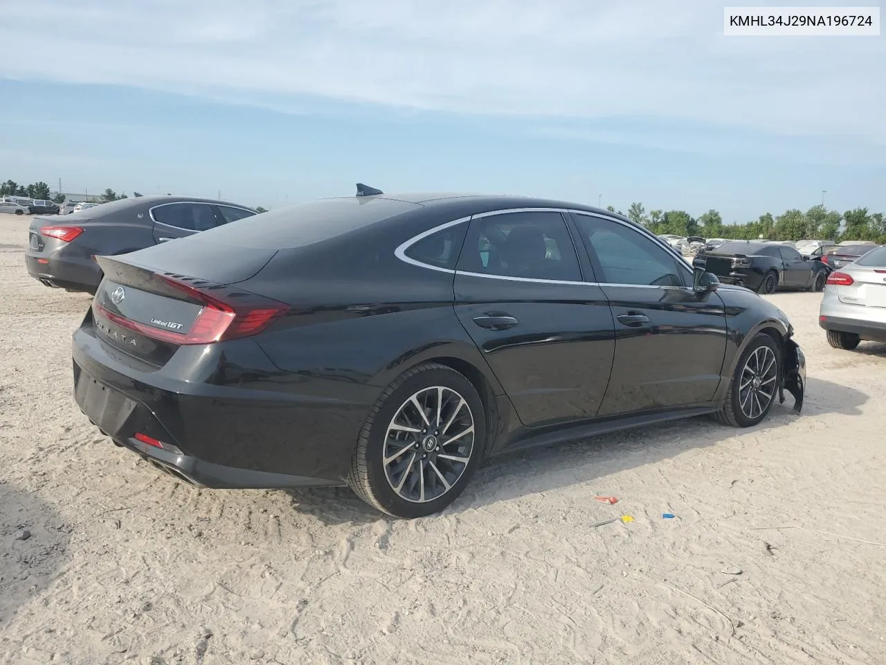 2022 Hyundai Sonata Limited VIN: KMHL34J29NA196724 Lot: 68063654