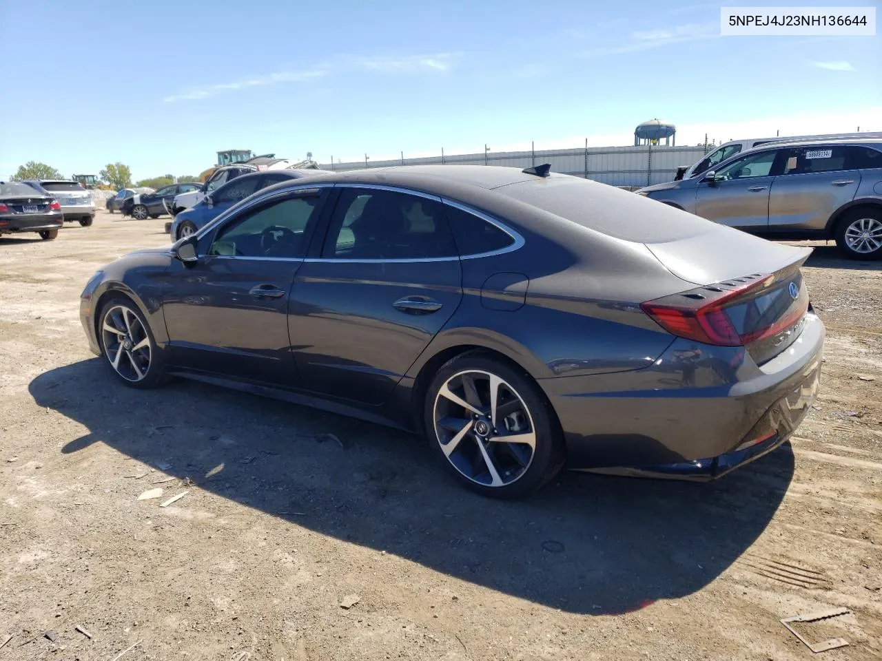 5NPEJ4J23NH136644 2022 Hyundai Sonata Sel Plus