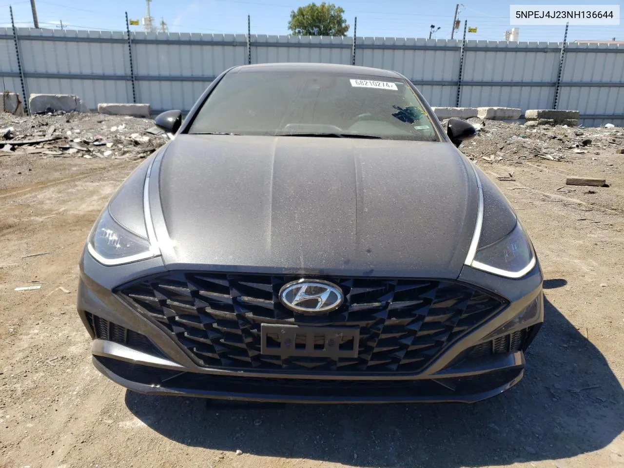 2022 Hyundai Sonata Sel Plus VIN: 5NPEJ4J23NH136644 Lot: 68210274