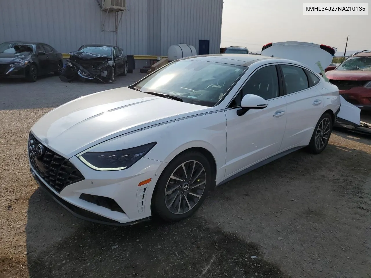 2022 Hyundai Sonata Limited VIN: KMHL34J27NA210135 Lot: 68663244