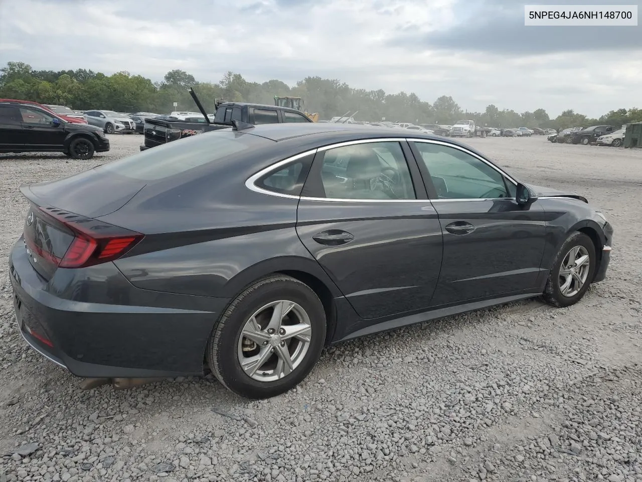 5NPEG4JA6NH148700 2022 Hyundai Sonata Se