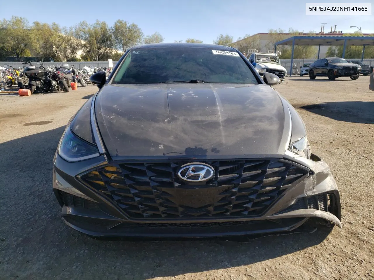 2022 Hyundai Sonata Sel Plus VIN: 5NPEJ4J29NH141668 Lot: 69068184