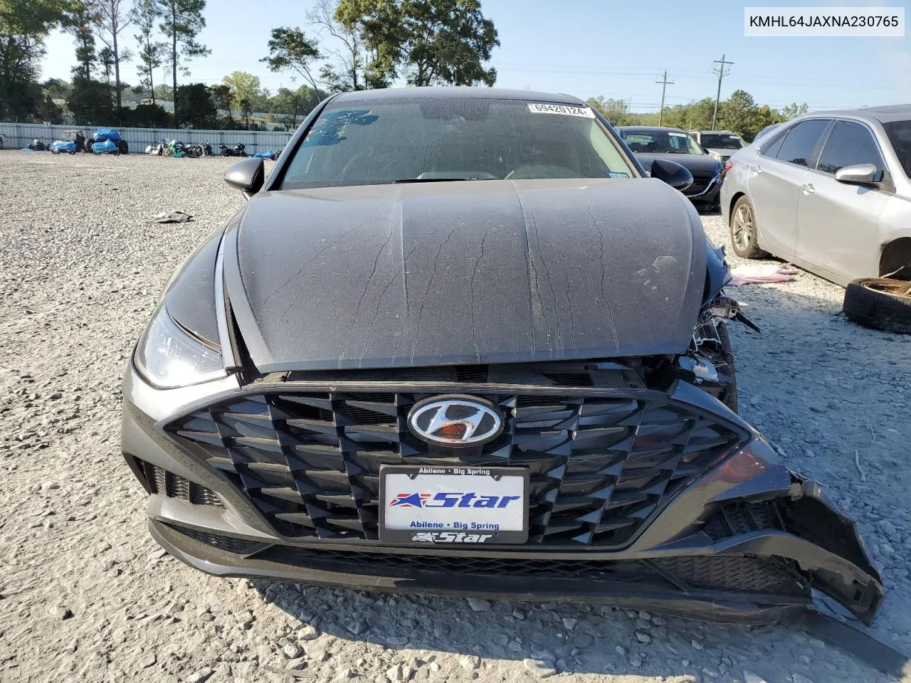 2022 Hyundai Sonata Sel VIN: KMHL64JAXNA230765 Lot: 69420124