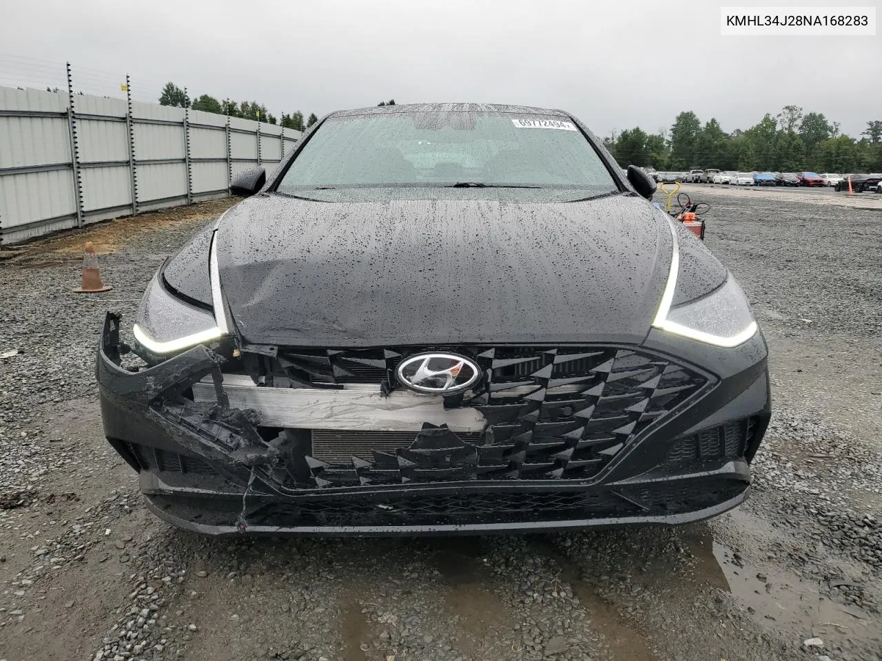 2022 Hyundai Sonata Limited VIN: KMHL34J28NA168283 Lot: 69772494