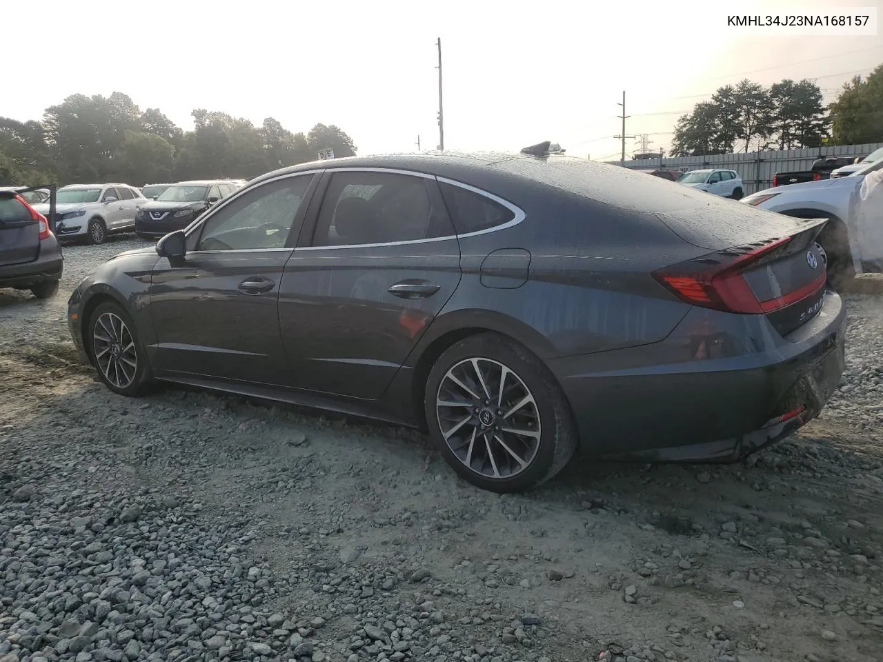 2022 Hyundai Sonata Limited VIN: KMHL34J23NA168157 Lot: 70025294