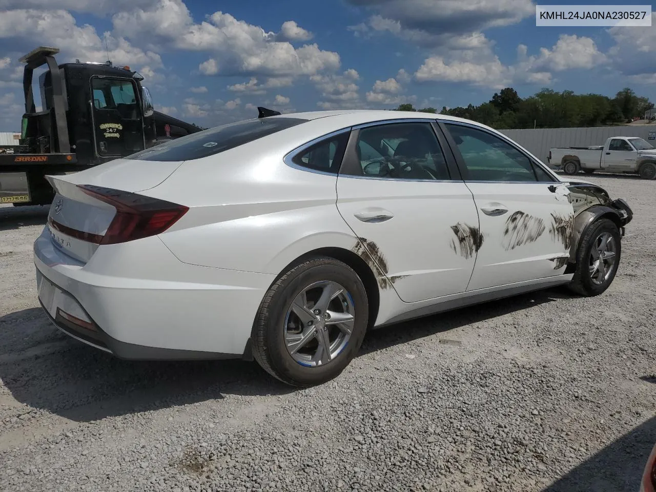 2022 Hyundai Sonata Se VIN: KMHL24JA0NA230527 Lot: 70279114