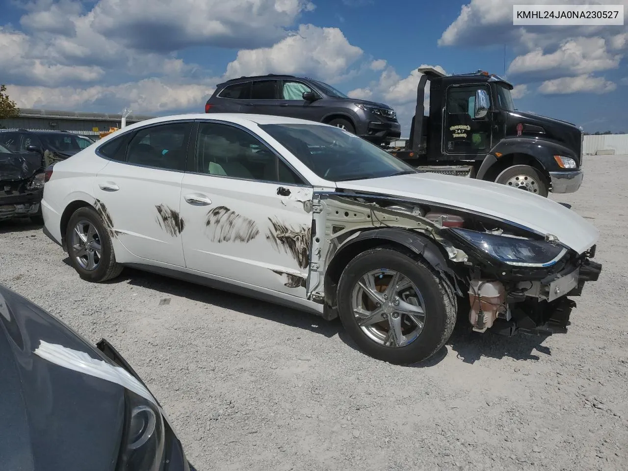 2022 Hyundai Sonata Se VIN: KMHL24JA0NA230527 Lot: 70279114