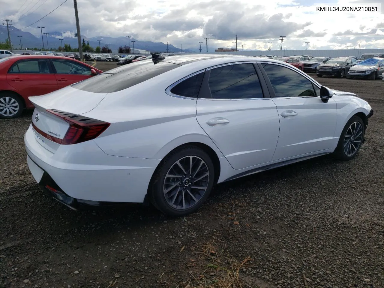 2022 Hyundai Sonata Limited VIN: KMHL34J20NA210851 Lot: 70488624