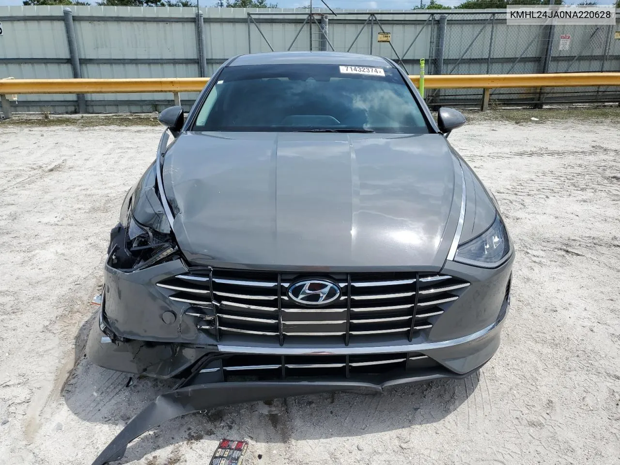 2022 Hyundai Sonata Se VIN: KMHL24JA0NA220628 Lot: 71432374