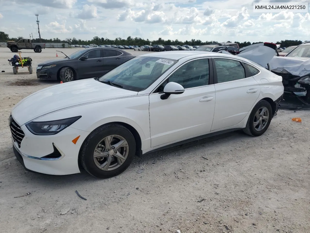 2022 Hyundai Sonata Se VIN: KMHL24JA4NA221250 Lot: 71469794