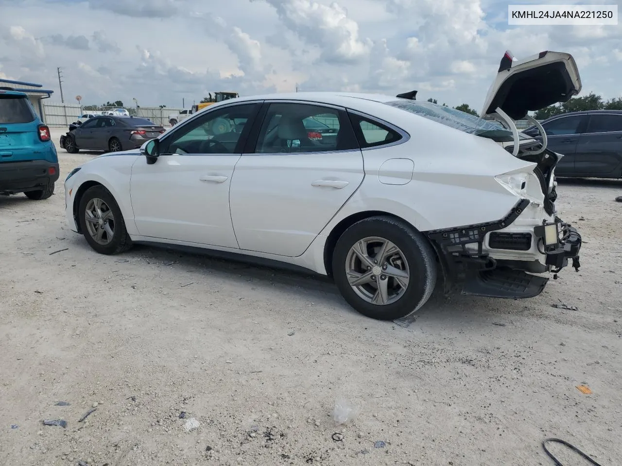 2022 Hyundai Sonata Se VIN: KMHL24JA4NA221250 Lot: 71469794