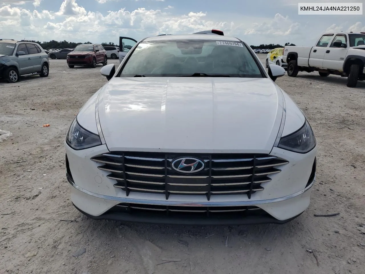 2022 Hyundai Sonata Se VIN: KMHL24JA4NA221250 Lot: 71469794