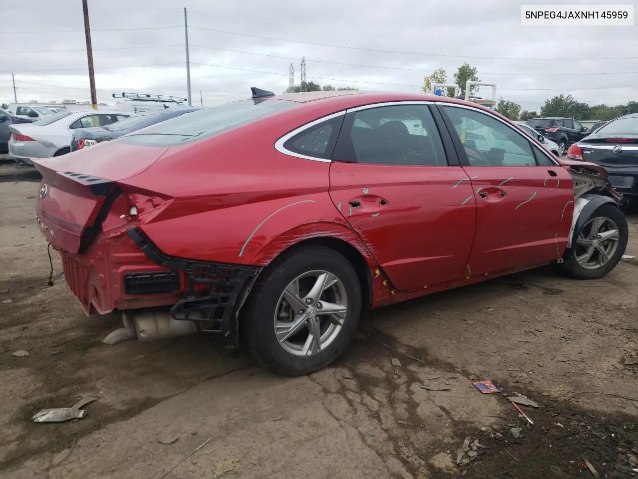 2022 Hyundai Sonata Se VIN: 5NPEG4JAXNH145959 Lot: 71715654