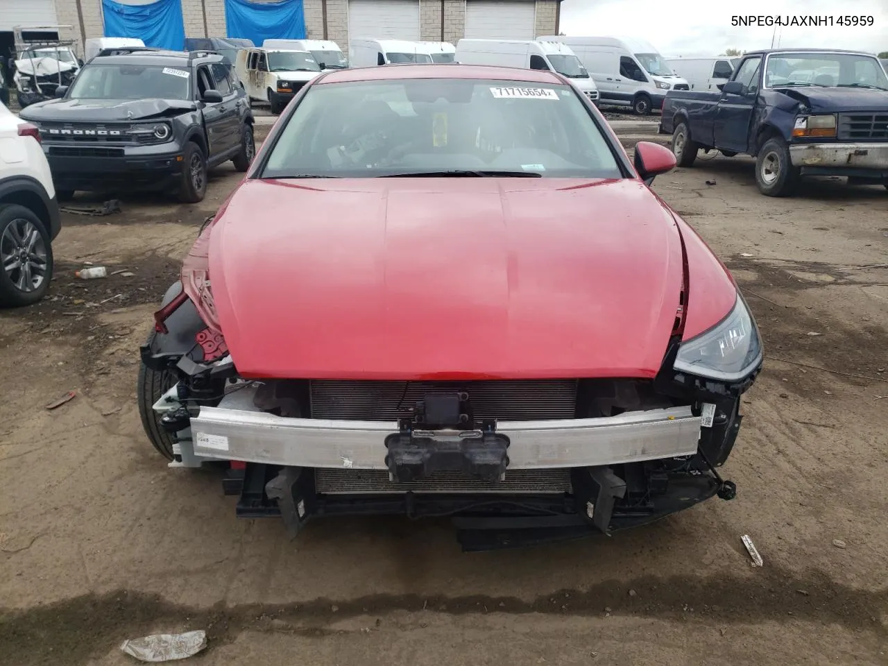 5NPEG4JAXNH145959 2022 Hyundai Sonata Se