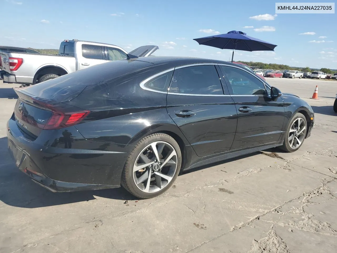 2022 Hyundai Sonata Sel Plus VIN: KMHL44J24NA227035 Lot: 72222254