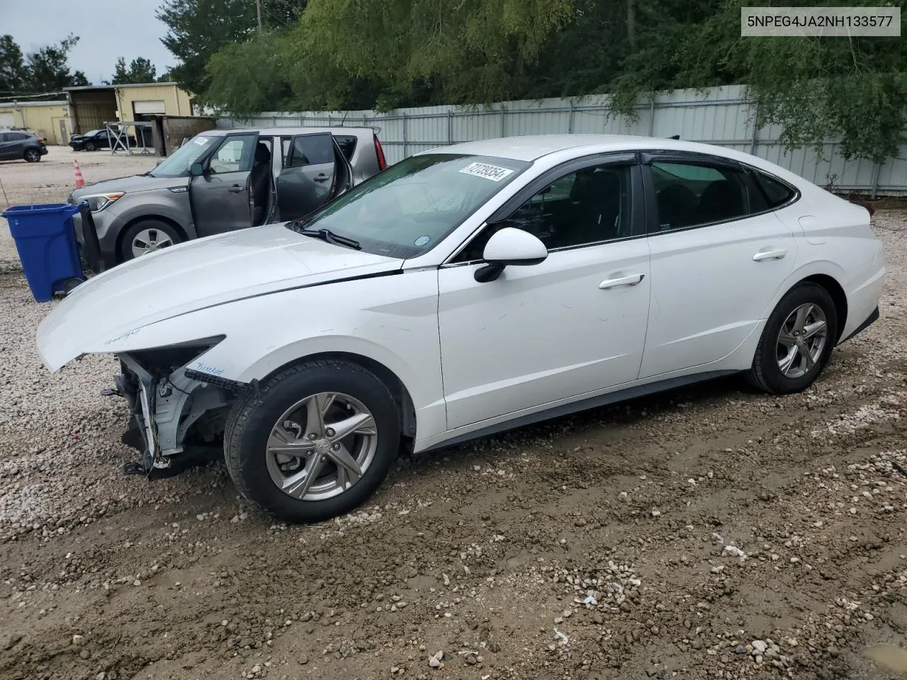 2022 Hyundai Sonata Se VIN: 5NPEG4JA2NH133577 Lot: 72739354