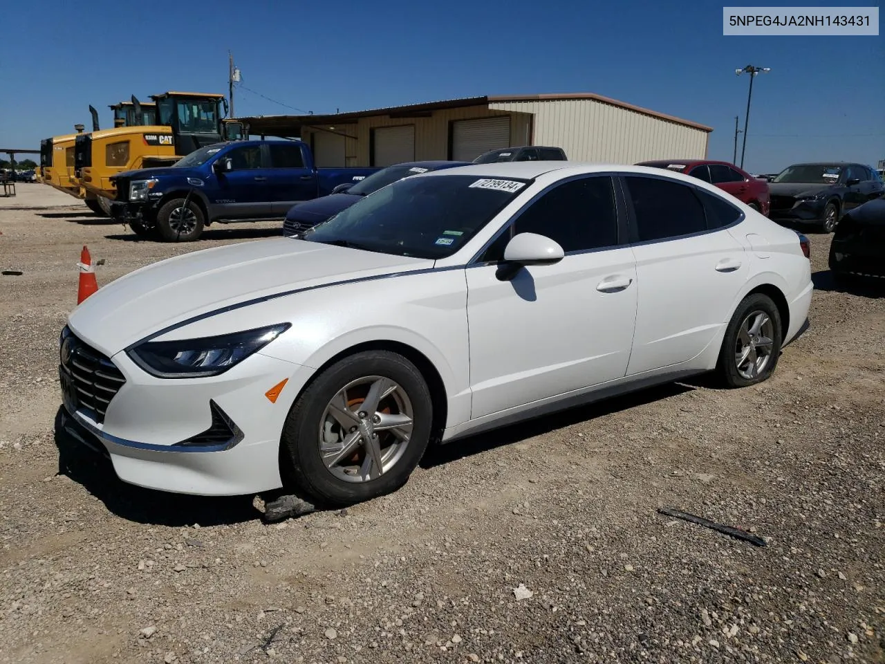 5NPEG4JA2NH143431 2022 Hyundai Sonata Se