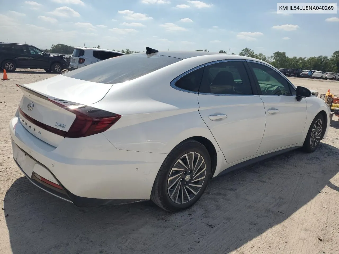 2022 Hyundai Sonata Hybrid VIN: KMHL54JJ8NA040269 Lot: 72953734