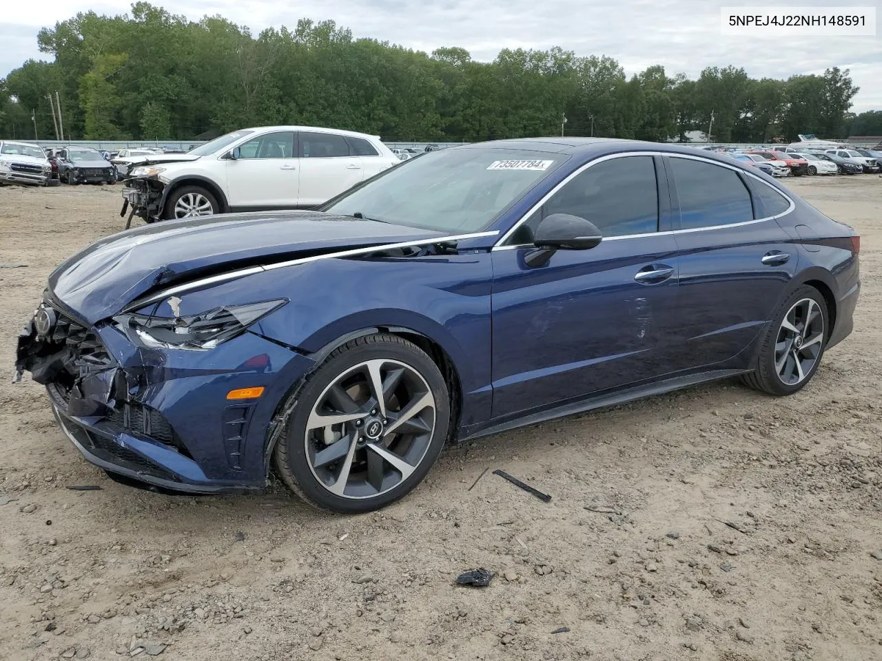 5NPEJ4J22NH148591 2022 Hyundai Sonata Sel Plus