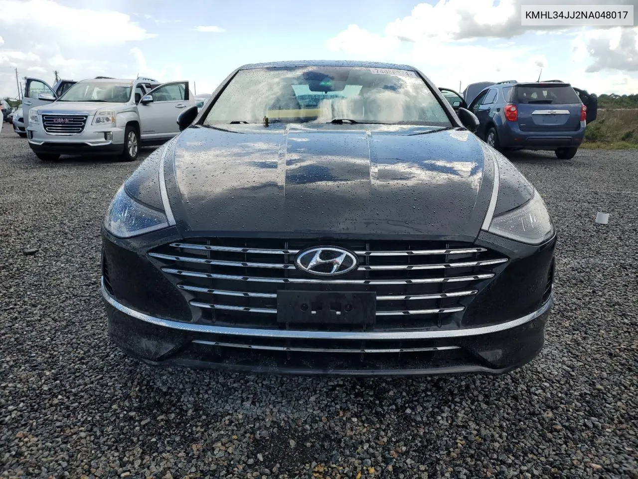 KMHL34JJ2NA048017 2022 Hyundai Sonata Hybrid