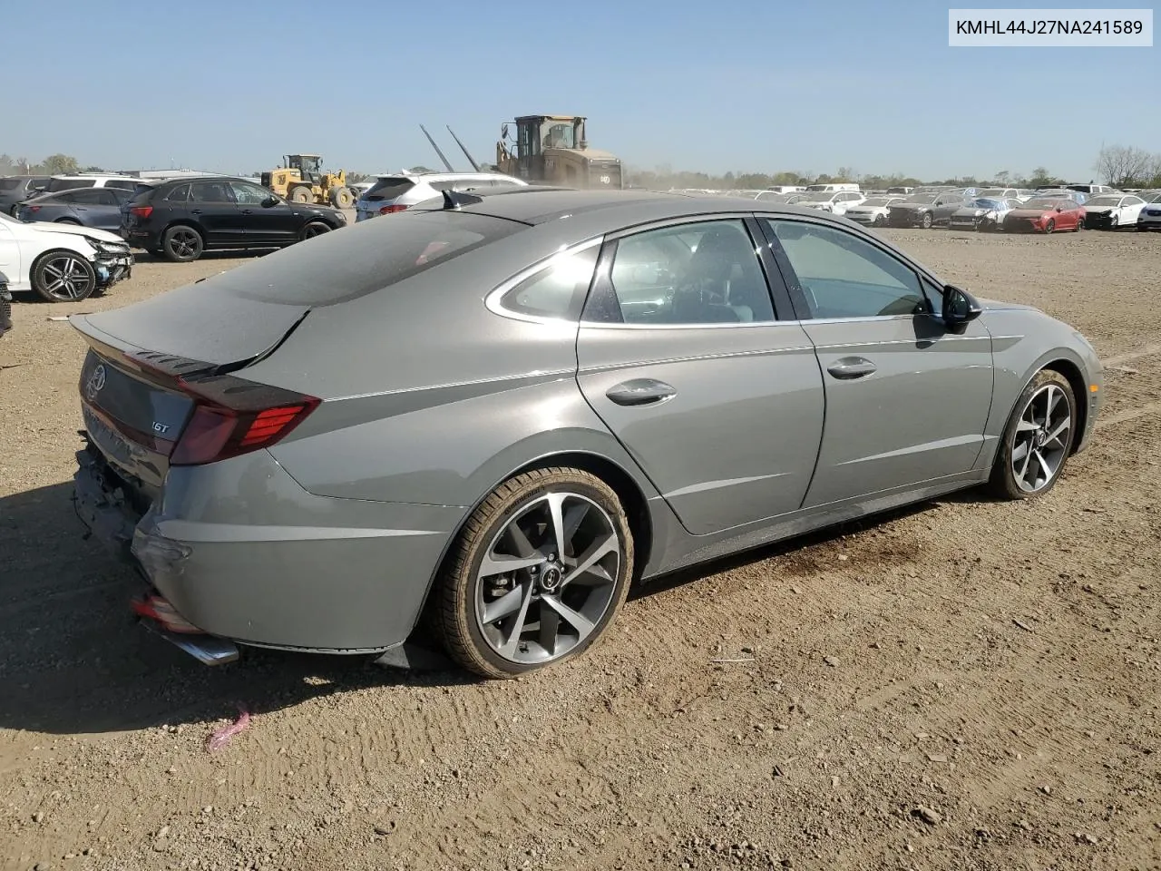 2022 Hyundai Sonata Sel Plus VIN: KMHL44J27NA241589 Lot: 74139244