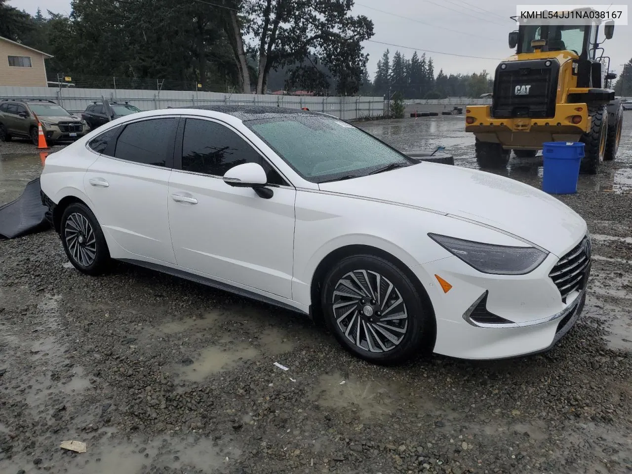 2022 Hyundai Sonata Hybrid VIN: KMHL54JJ1NA038167 Lot: 74285304