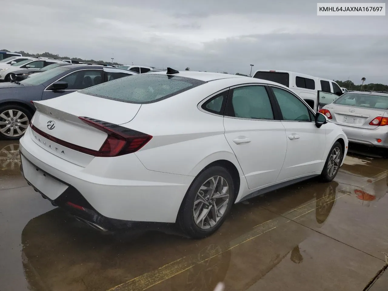 2022 Hyundai Sonata Sel VIN: KMHL64JAXNA167697 Lot: 74768954