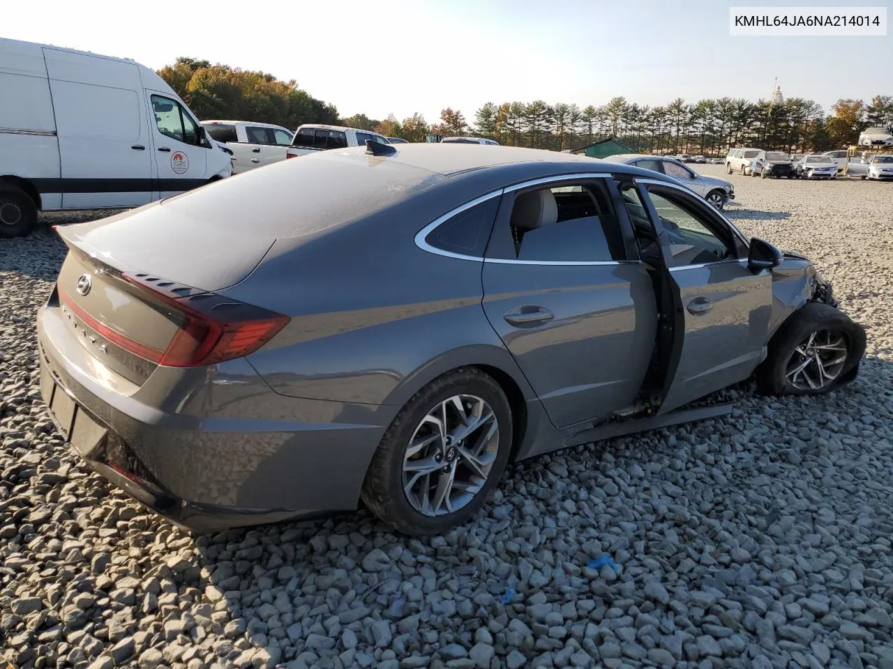 2022 Hyundai Sonata Sel VIN: KMHL64JA6NA214014 Lot: 75490834