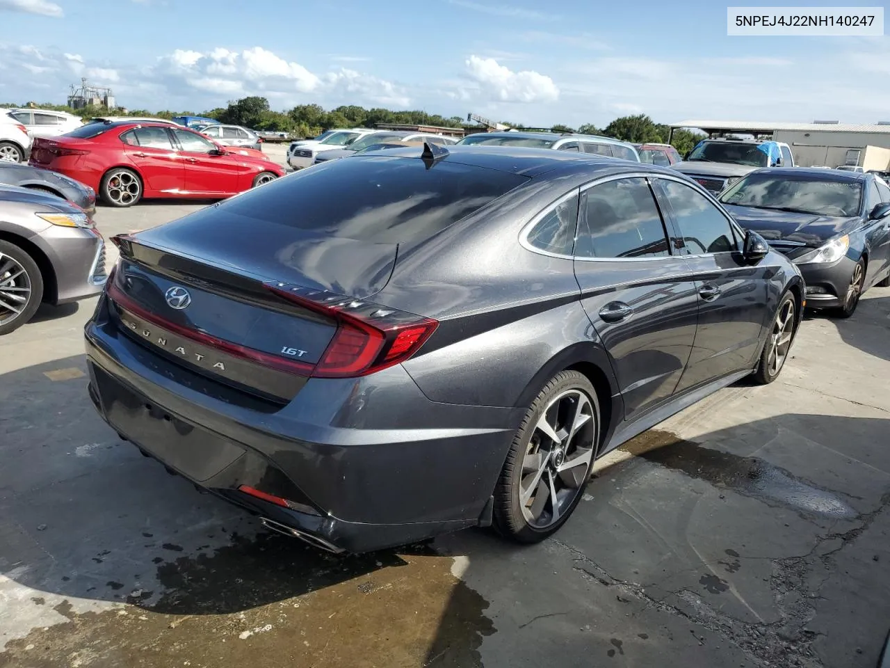 5NPEJ4J22NH140247 2022 Hyundai Sonata Sel Plus