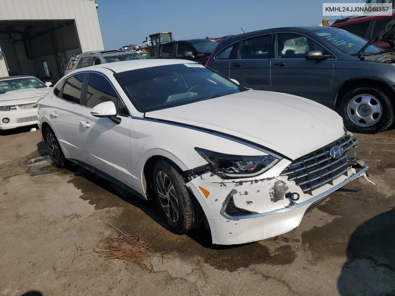 2022 Hyundai Sonata Hybrid VIN: KMHL24JJ0NA048357 Lot: 76069904