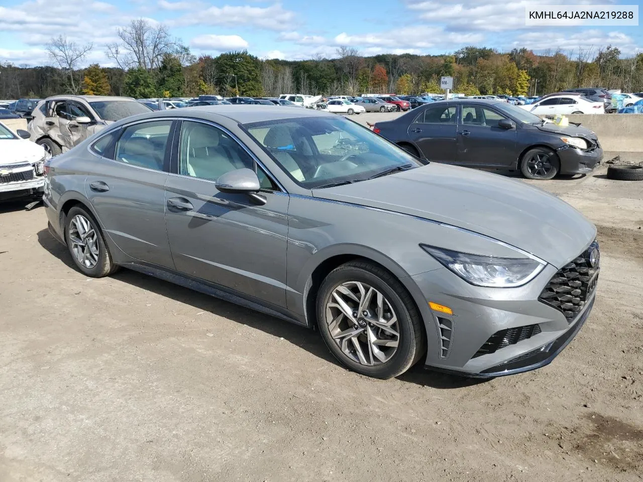 2022 Hyundai Sonata Sel VIN: KMHL64JA2NA219288 Lot: 76113384