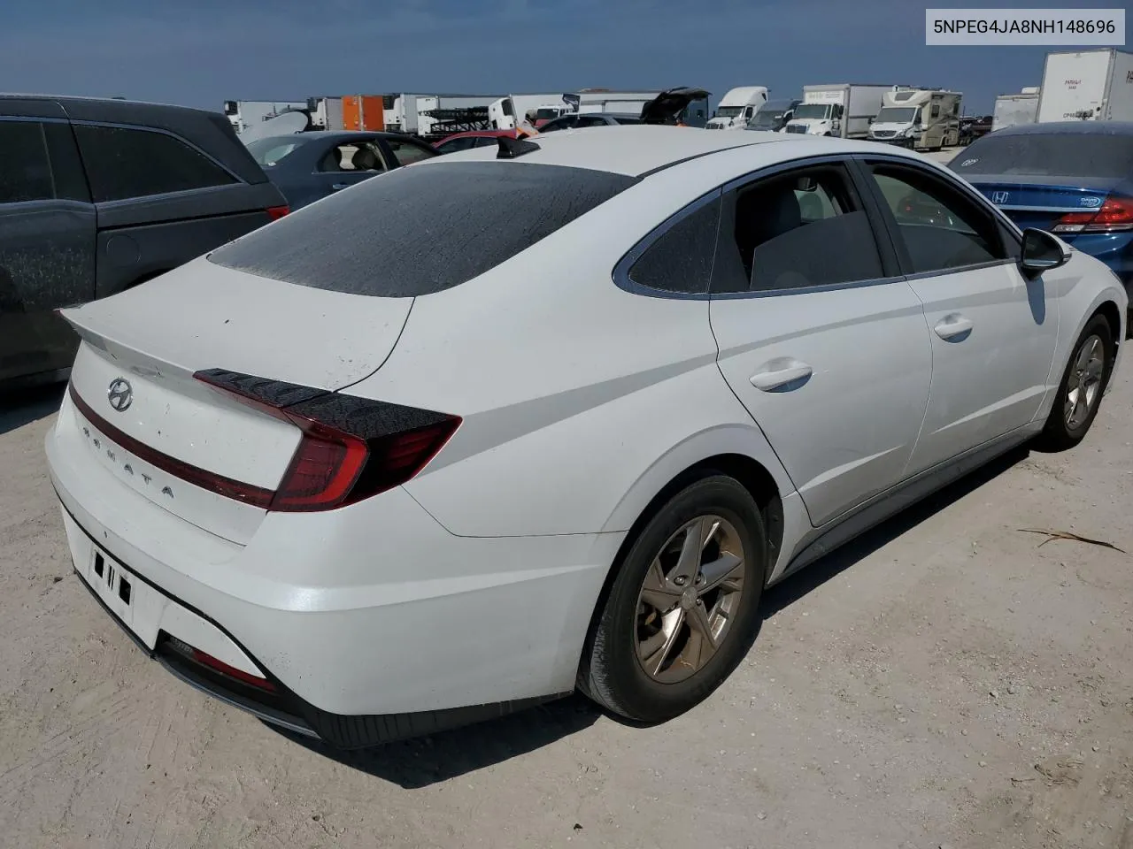 5NPEG4JA8NH148696 2022 Hyundai Sonata Se