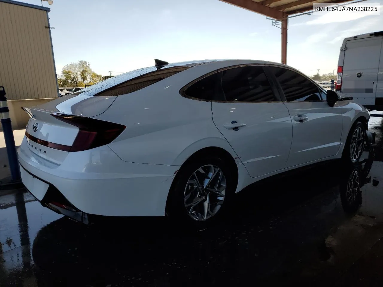 2022 Hyundai Sonata Sel VIN: KMHL64JA7NA238225 Lot: 77013424