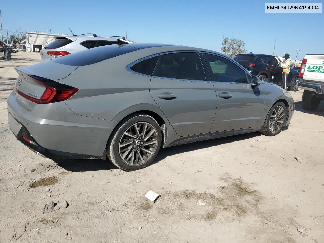 2022 Hyundai Sonata Limited VIN: KMHL34J29NA194004 Lot: 77248364