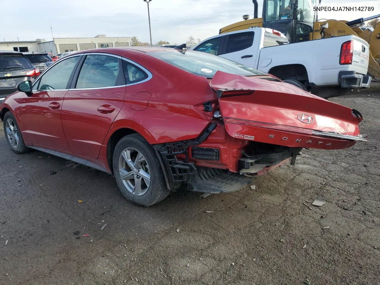 2022 Hyundai Sonata Se VIN: 5NPEG4JA7NH142789 Lot: 77544194