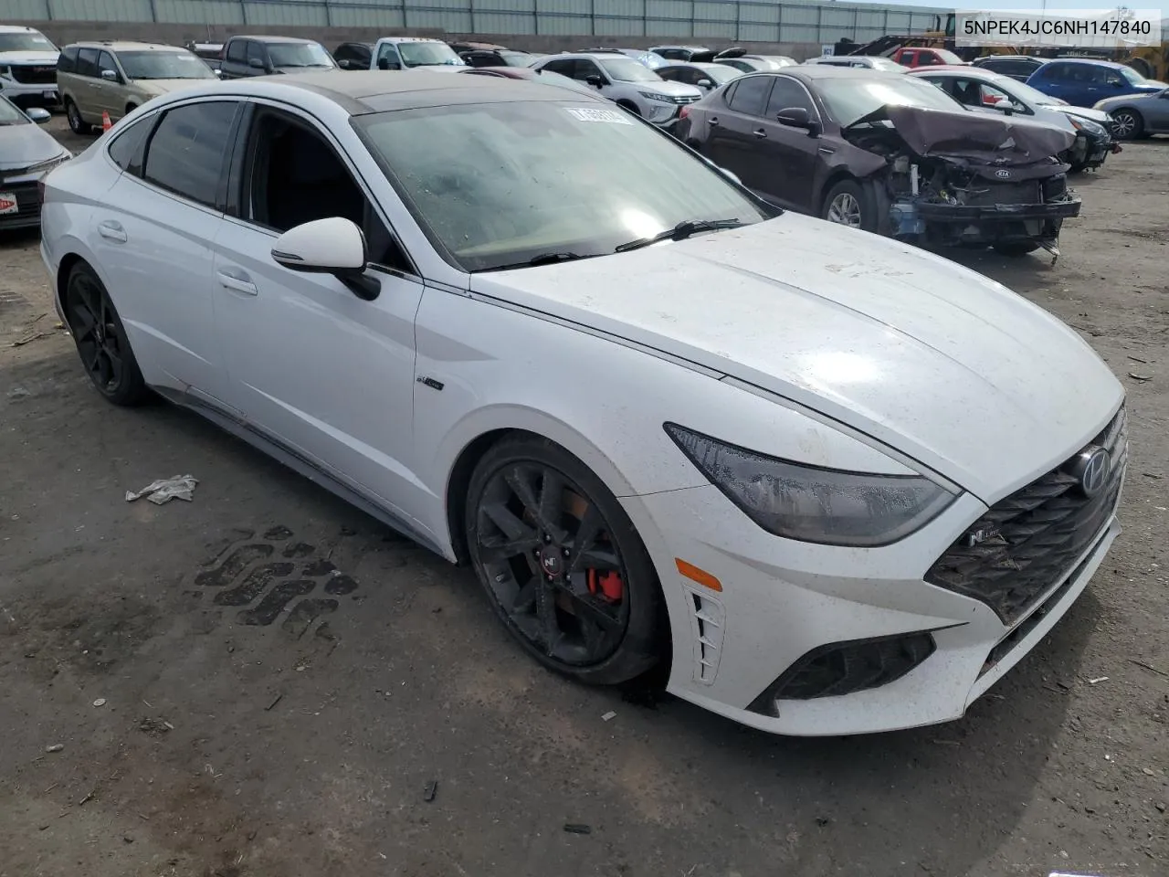 2022 Hyundai Sonata N Line VIN: 5NPEK4JC6NH147840 Lot: 77559174