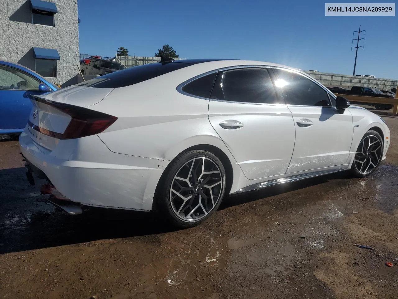 2022 Hyundai Sonata N Line VIN: KMHL14JC8NA209929 Lot: 77664524