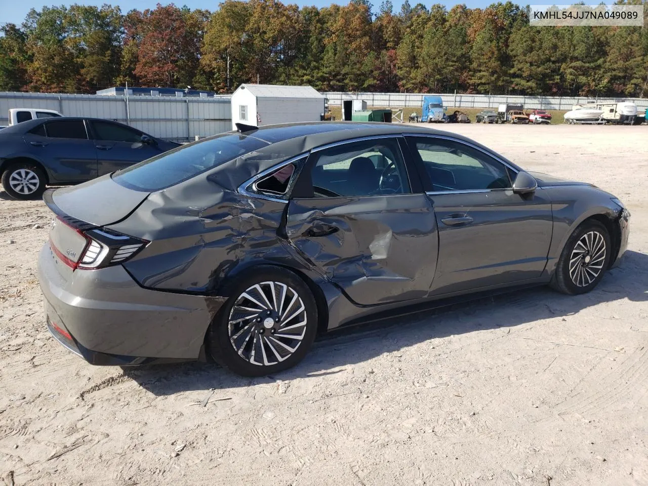 2022 Hyundai Sonata Hybrid VIN: KMHL54JJ7NA049089 Lot: 78785584