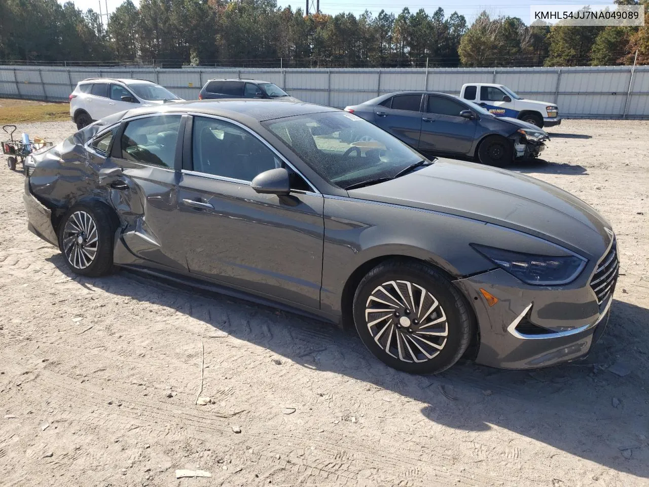 2022 Hyundai Sonata Hybrid VIN: KMHL54JJ7NA049089 Lot: 78785584