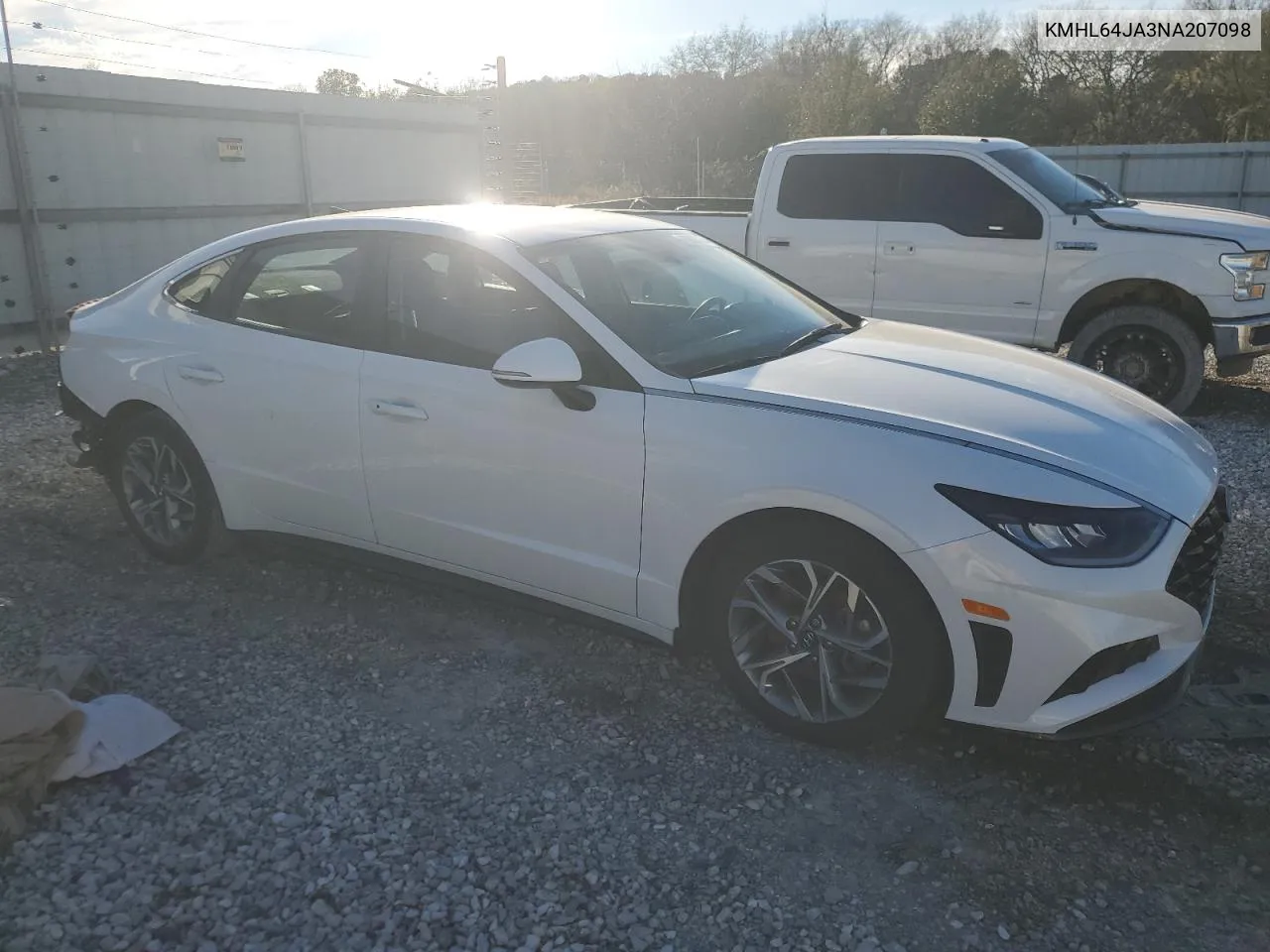 2022 Hyundai Sonata Sel VIN: KMHL64JA3NA207098 Lot: 79020084